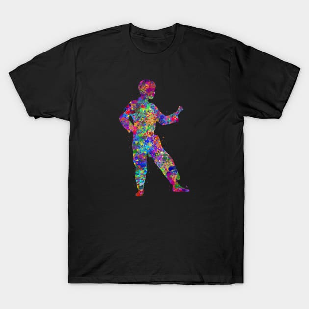 Taekwondo watercolor art T-Shirt by Yahya Art